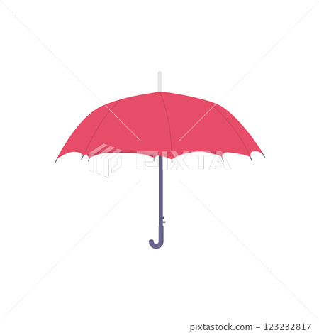 Umbrella Flat Illustration. Clean Icon Design Element on Isolated White Background Umbrella Flat Illustration. Clean Icon Design Element on Isolated White Background 123232817