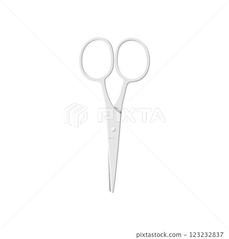 Stainless Steel Flat Illustration. Clean Icon Design Element on Isolated White Background 123232837