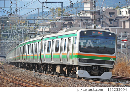 東海道本線真鶴 JR 東 E231 系列 1000 系列 S-13 編隊 (Kozu) 東海道本線真鶴 JR 東 E231 系列 1000 系列 S-13 編隊 (Kozu) 123233094