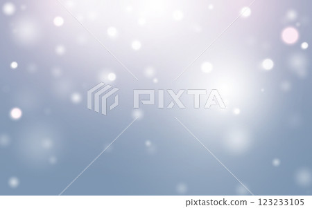 Elegant Silver Blue Bokeh Glow, Soft Blurred Light with Dreamy Sparkles. Background decoration. 123233105