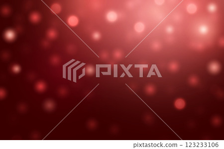 Romantic Red Bokeh Glow, Soft Blurred Lights with Warm Ambience. Background decoration. 123233106