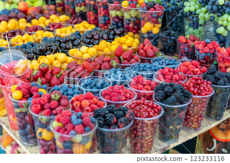 Mix of fresh ripe berries raspberry, strawberry, blackberry and others Mix of fresh ripe berries raspberry, strawberry, blackberry and others 123233116