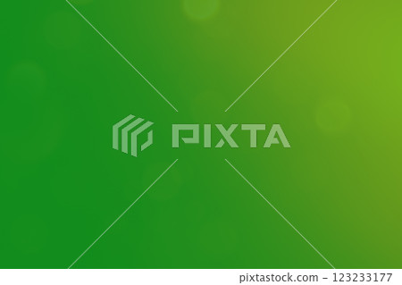 Abstract green background with soft gradient and subtle glowing bokeh lights 123233177