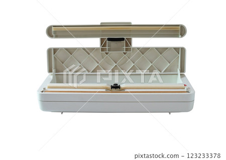 Sealer for vacuum packing with plastic bag. 123233378