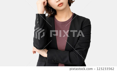 善於思考的女性/女商人 123233562