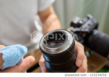 Successfully Cleaning Your Camera Lens with a High-quality Microfiber Cloth to Ensure Clarity Successfully Cleaning Your Camera Lens with a High-quality Microfiber Cloth to Ensure Clarity 123234258