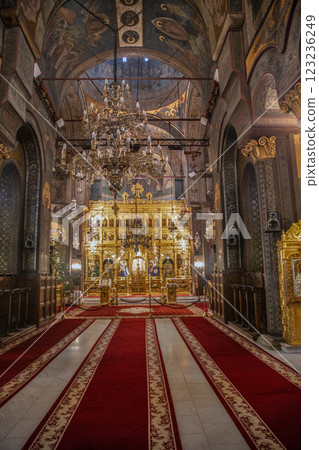 The Patriarchal Cathedral interior in Bucharest, Romania. The Patriarchal Cathedral interior in Bucharest, Romania. 123236249