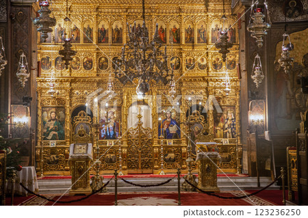 The Patriarchal Cathedral interior in Bucharest, Romania. 123236250