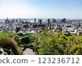 兵庫縣神戶市，維納斯橋風景，山麓和大海 123236712