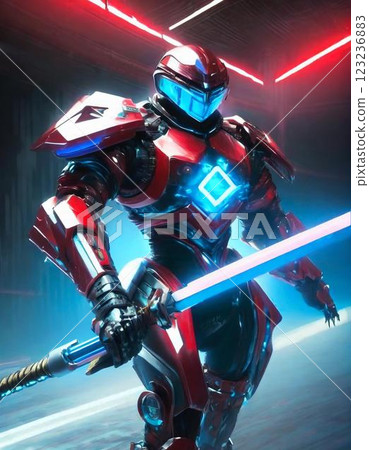cyber robot 123236883