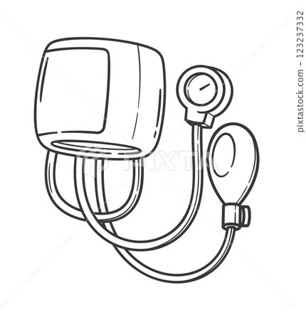 Blood pressure tonometer medical equipment 123237332