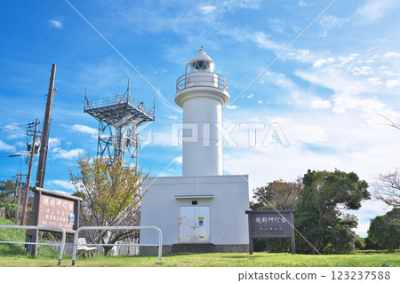[Echizen Cape Lighthouse] Chigahira, Echizen-cho, Nyu-gun, Fukui Prefecture 123237588