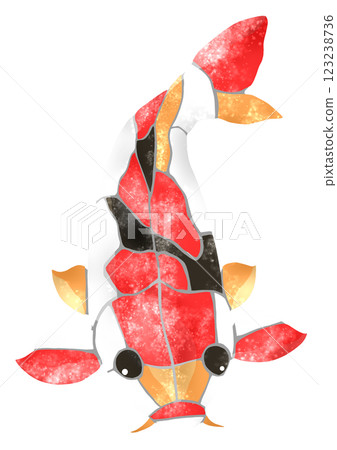 馬賽克風格的剪紙插圖,描繪了一種美麗的觀賞魚——錦鯉 馬賽克風格的剪紙插圖,描繪了一種美麗的觀賞魚——錦鯉 123238736