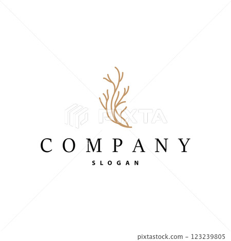cell neuron technology logo design illustration data simple abstract modern template brand product 123239805