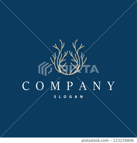 cell neuron technology logo design illustration data simple abstract modern template brand product 123239806