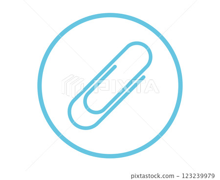 Clip vector illustration simple icon Clip vector illustration simple icon 123239979