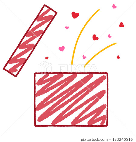 Simple gift illustration Simple gift illustration 123240516