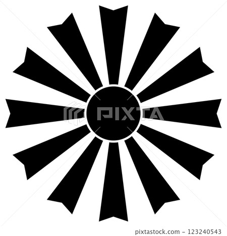 This is my family crest. It is called Asahi-Niashi. This is my family crest. It is called Asahi-Niashi. 123240543
