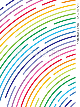 A colorful illustration of star trails 123240720