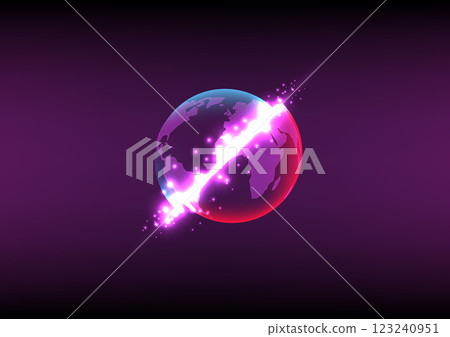 Abstract background with parallel multiverse explosion 123240951