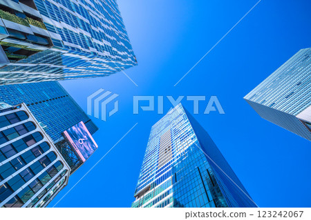 日本東京城市景觀。澀谷溪、Scramble Square、Hikarie… 123242067