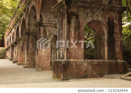 Waterway bridge and evening 123242644