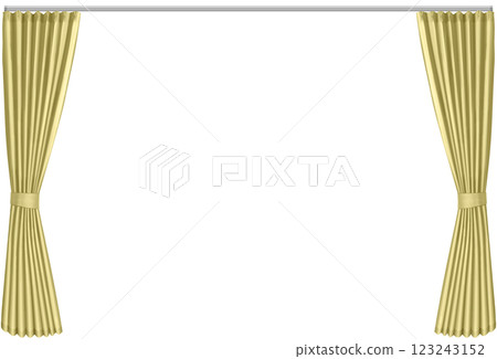 黃色窗簾綁在一起 黃色窗簾綁在一起 123243152