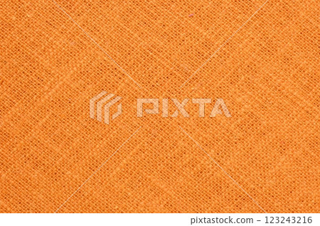 orange hemp viscose natural fabric cloth color, sackcloth rough texture of textile fashion 123243216