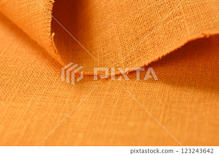 orange hemp viscose natural fabric cloth color, sackcloth rough texture of textile fashion orange hemp viscose natural fabric cloth color, sackcloth rough texture of textile fashion 123243642
