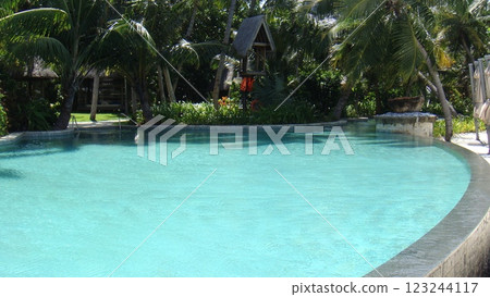 Luxury resort hotel with a pool Luxury resort hotel with a pool 123244117