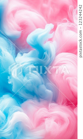 Soft pastel swirls of blue and pink create dreamy, abstract background 123244242
