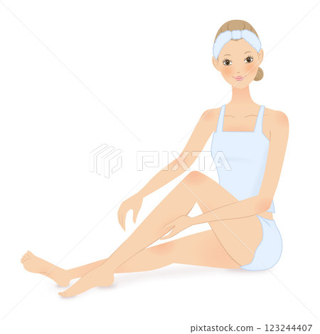 Women who do body care 123244407