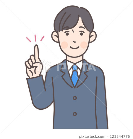 Pointing male office worker 03 Pointing male office worker 03 123244776