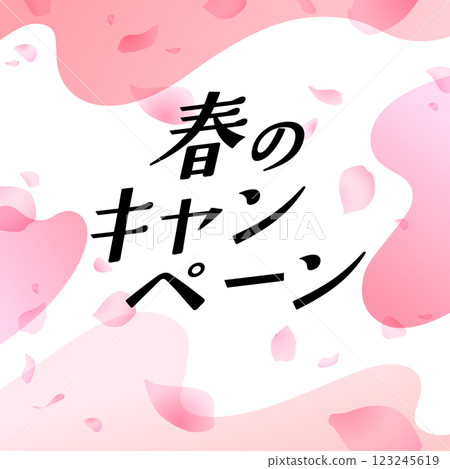 Spring campaign title design Spring campaign title design 123245619