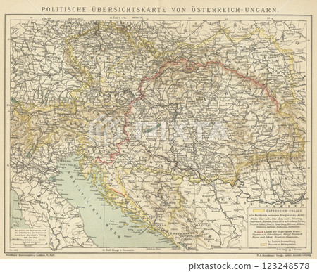 Early 20th century world map Austria-Hungary political map 123248578