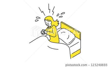 睡眠：睡過頭的女人 123248693