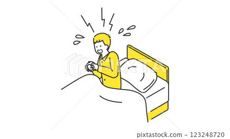 睡眠：睡過頭的男人 123248720