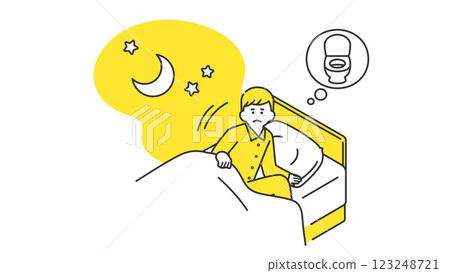 Sleep: Men who need to go to the toilet in the middle of the night 123248721