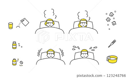 睡眠：各年齡層患病臥床人員的設定和變化 123248766