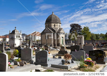 The Funeral chapel of Doctor Jean-Baptiste Kapeler at the L'Isle-Adam cemetery The Funeral chapel of Doctor Jean-Baptiste Kapeler at the L'Isle-Adam cemetery 123249786