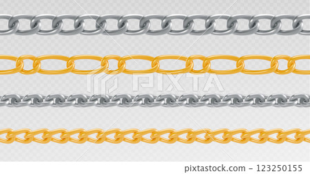 Metallic chains collection 123250155