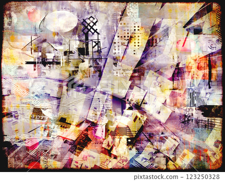 Old cardboard texture with grunge pattern. Horizontal or vertical retro backdrop with paper texture with urban style pattern. Vintage cardboard background with abstract decor. Copy space for text Old cardboard texture with grunge pattern. Horizontal or vertical retro backdrop with paper texture with urban style pattern. Vintage cardboard background with abstract decor. Copy space for text 123250328