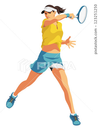 女子網球運動員 123251250