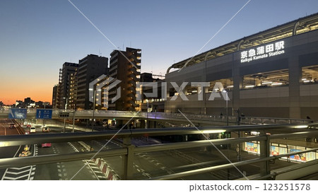 蒲田站和日落 蒲田站和日落 123251578