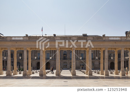 The Galerie de la Cour-d'Honneur of the Palais-Royal in Paris The Galerie de la Cour-d'Honneur of the Palais-Royal in Paris 123251948