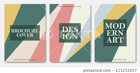 Brochure cover design templates with geometric graphic. Abstract brochure template. Modern flyer Brochure cover design templates with geometric graphic. Abstract brochure template. Modern flyer 123252837