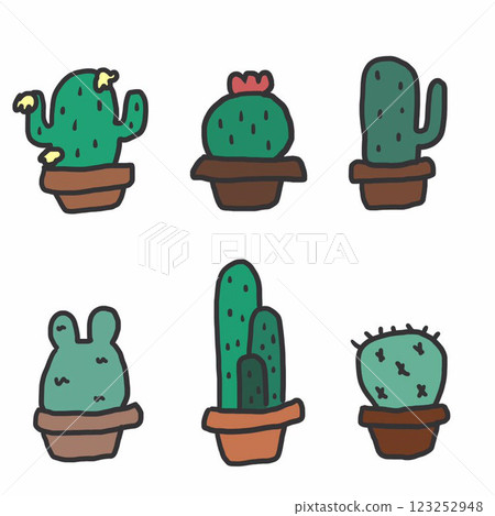 仙人掌 室內植物 植物 123252948