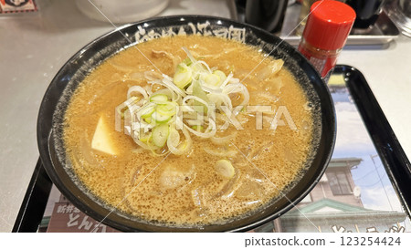 Scenery from a restaurant (limited edition ramen from a ramen chain) Scenery from a restaurant (limited edition ramen from a ramen chain) 123254424