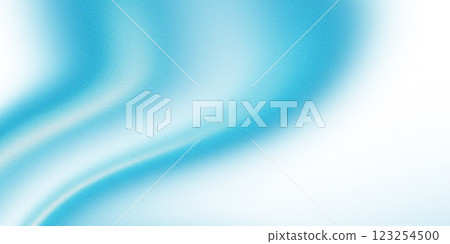 Abstract blue gradient with a grainy texture on white background 123254500