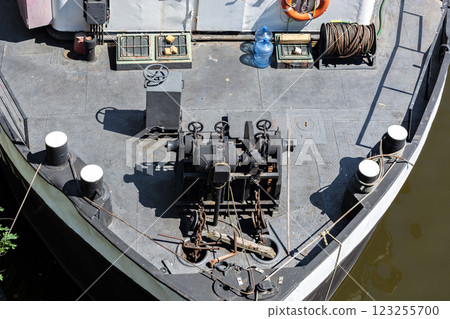 Rigging on the boat. Rigging on the boat. 123255700